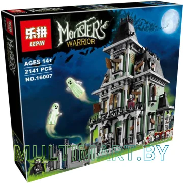 Конструктор Lepin 16007 Дом с Привидениями (2141 деталь)